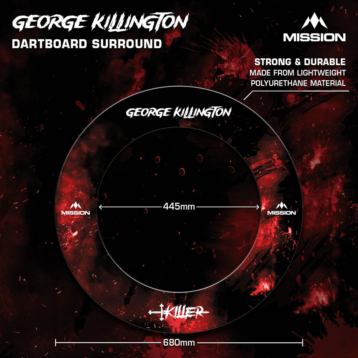 Mission Darts Players- Surround - George Killington