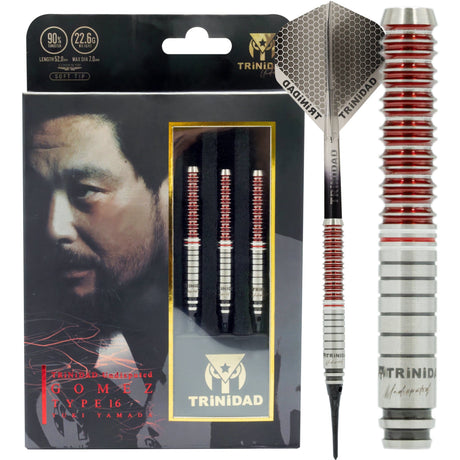 Trinidad Pro Darts - Soft Tip - 90% Tungsten - Gomez 16 - 22.6g