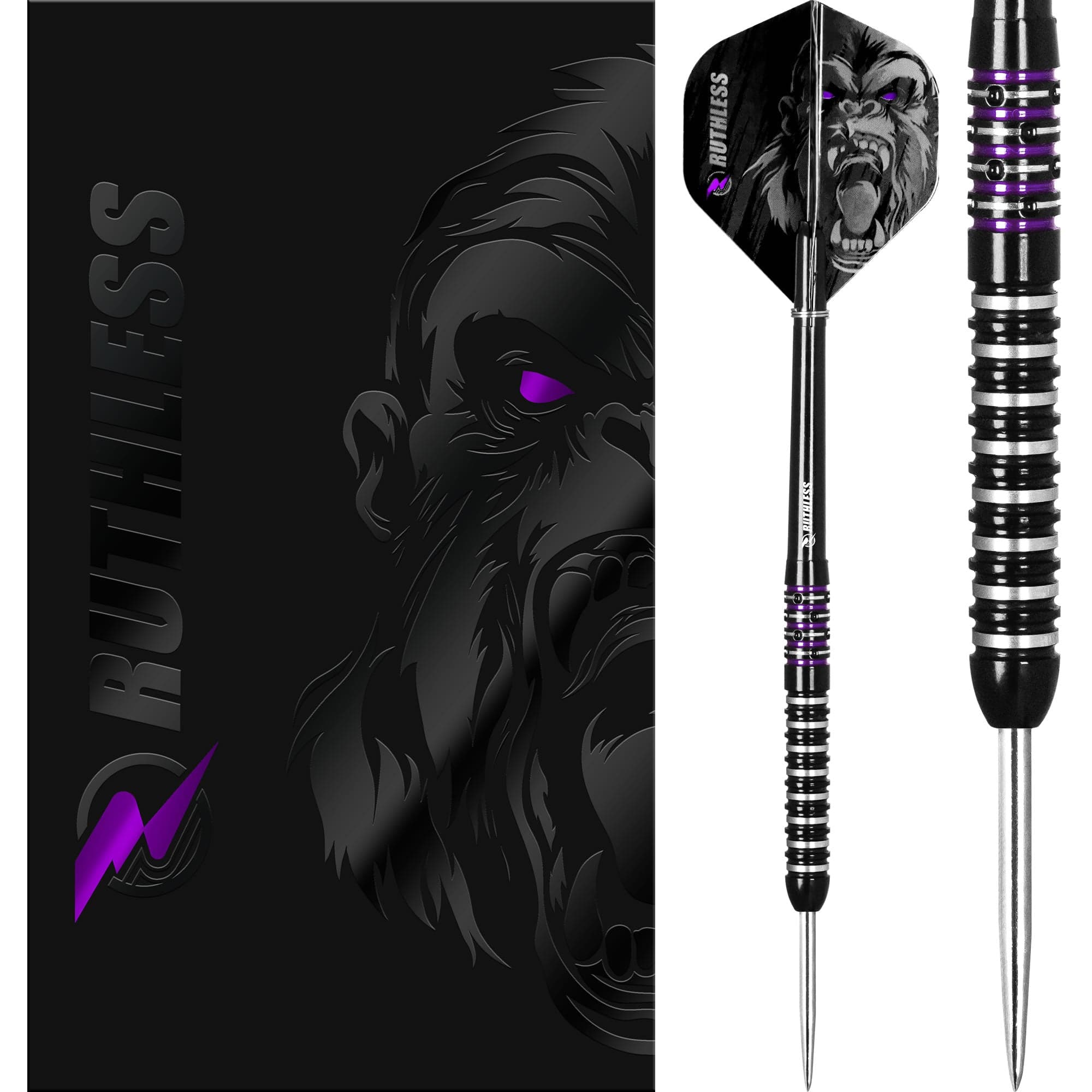 【レア】GACT DARTS(Darkside inhabitants) リング Ruthless Darts - Steel Tip - 90% Tungsten - Gorilla
