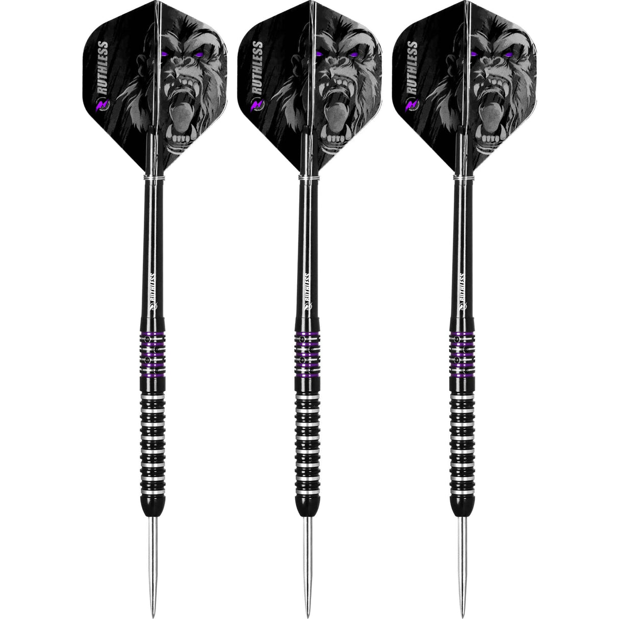 Ruthless Darts - Steel Tip - 90% Tungsten - Gorilla