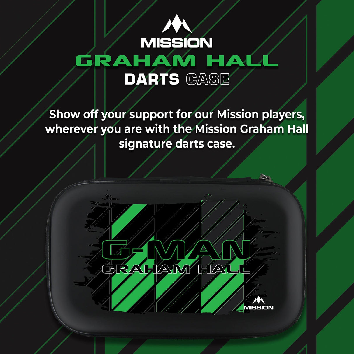 Mission Darts Players- EVA Dart Case - Graham Hall