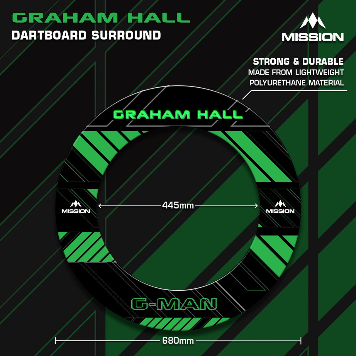 Mission Darts Players- Surround - Graham Hall