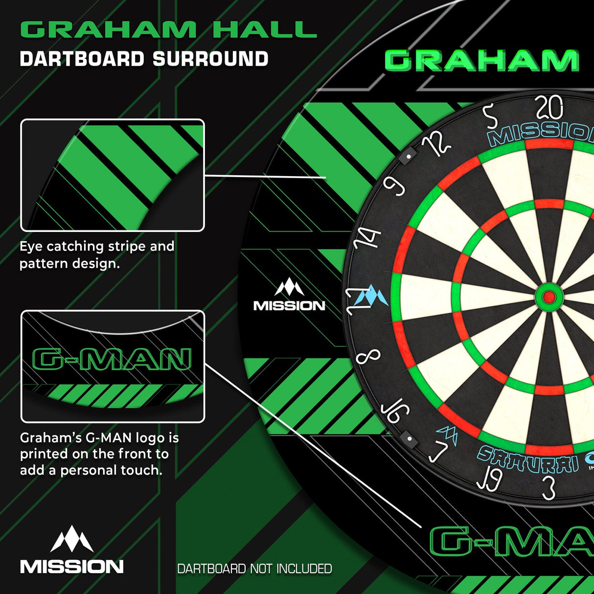 Mission Darts Players- Surround - Graham Hall