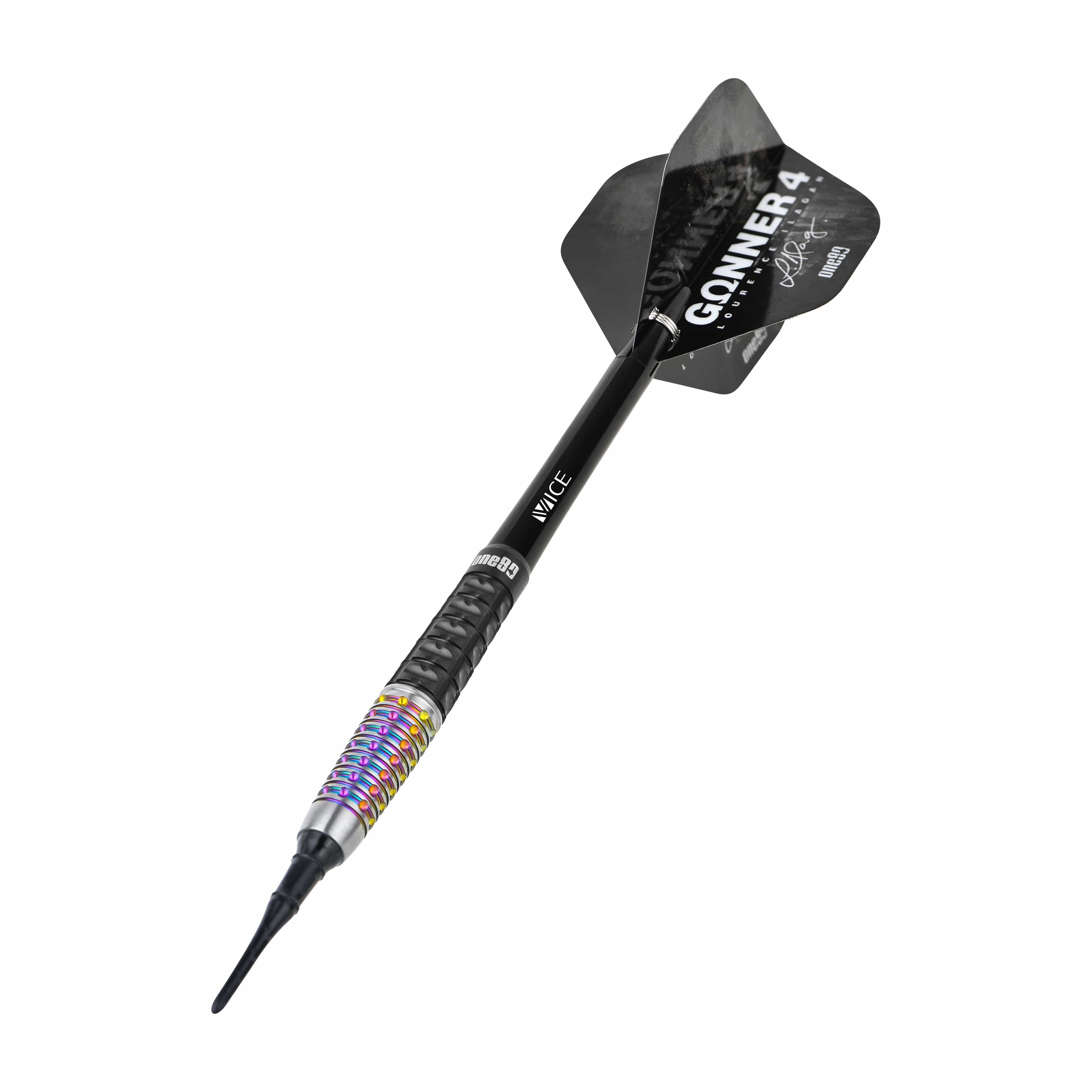 One80 Lourence Ilagan Darts - Soft Tip - 90% Tungsten - Rainbow - 22g