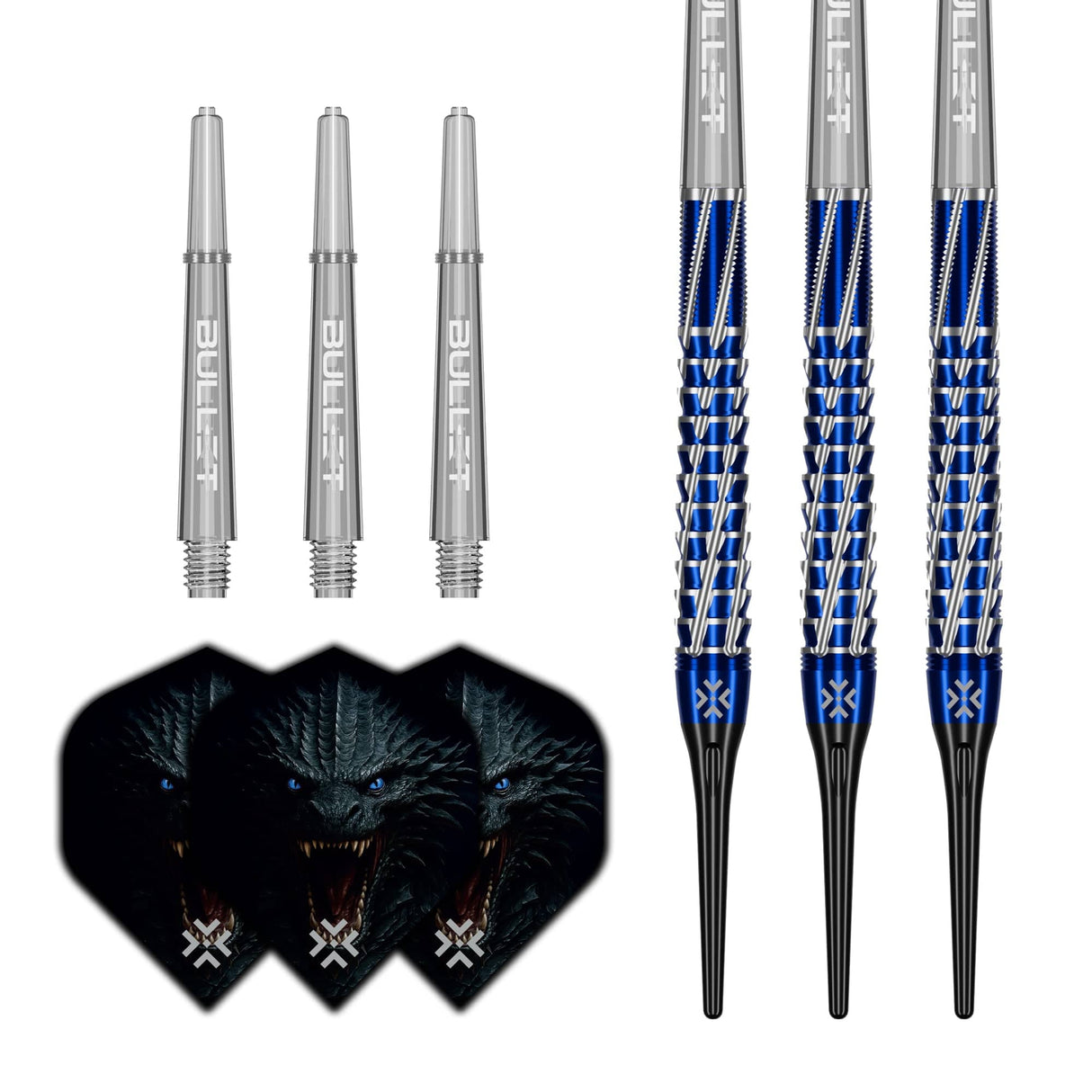 Bullet Hydra Darts - Soft Tip - 95% Tungsten 20g