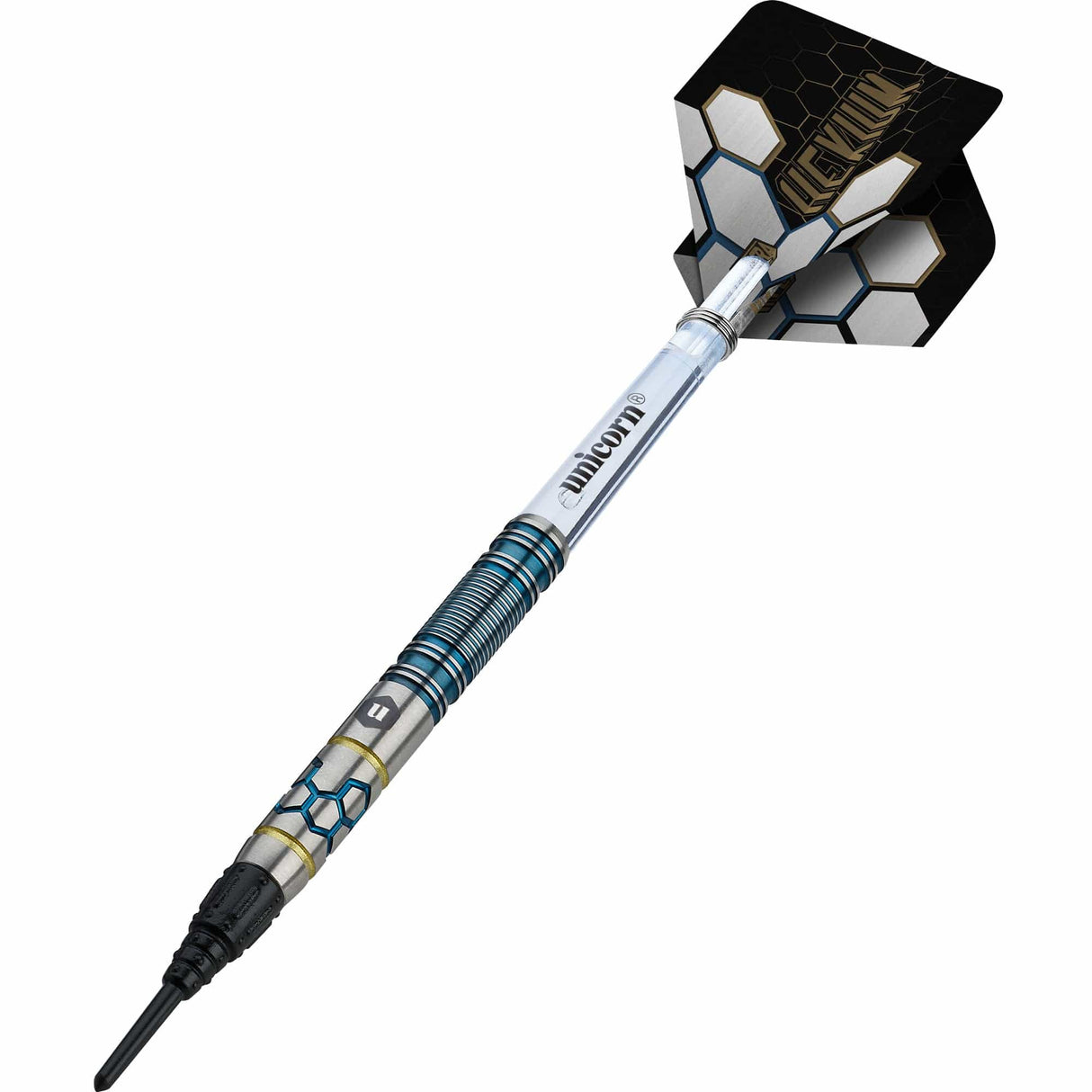 Unicorn Hexium Darts - Soft Tip - 90% Tungsten - Style 2 21g