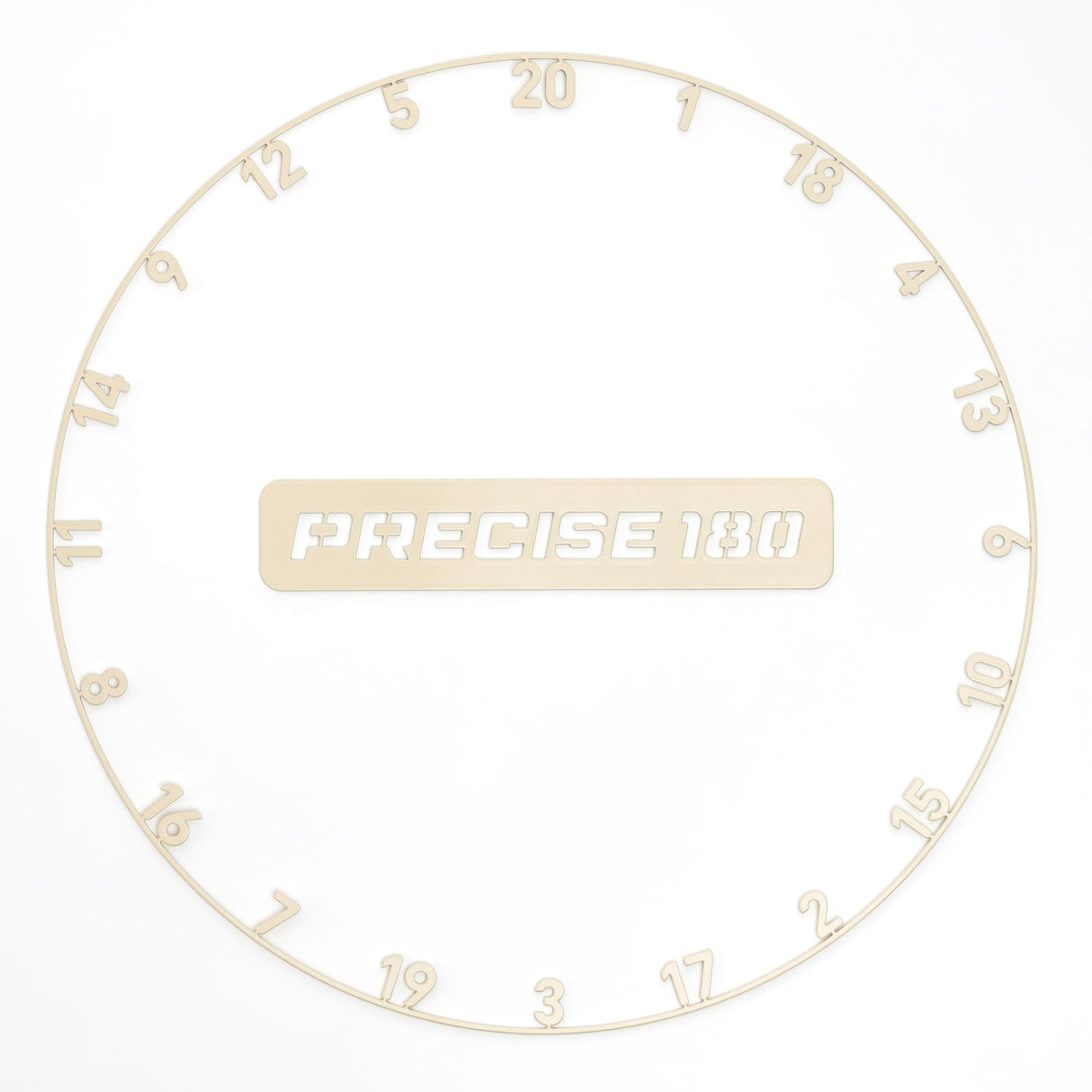 Precise 180 Number Ring - One-Piece Ivory
