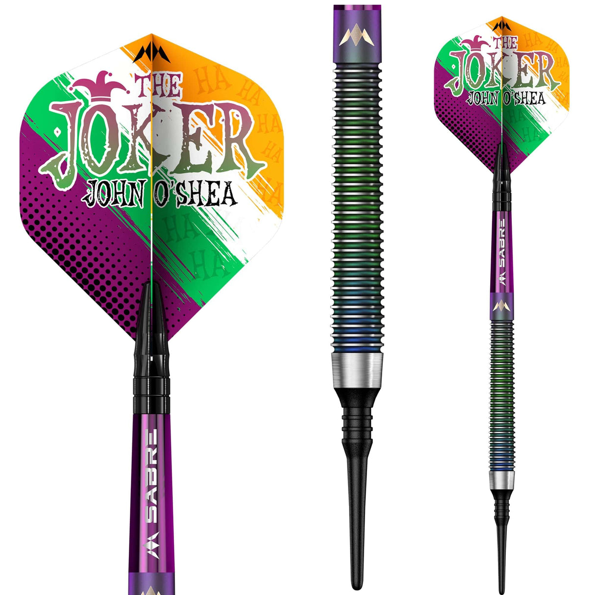 Mission John O Shea Darts - Soft Tip - The Joker - Coral - 20g 20g