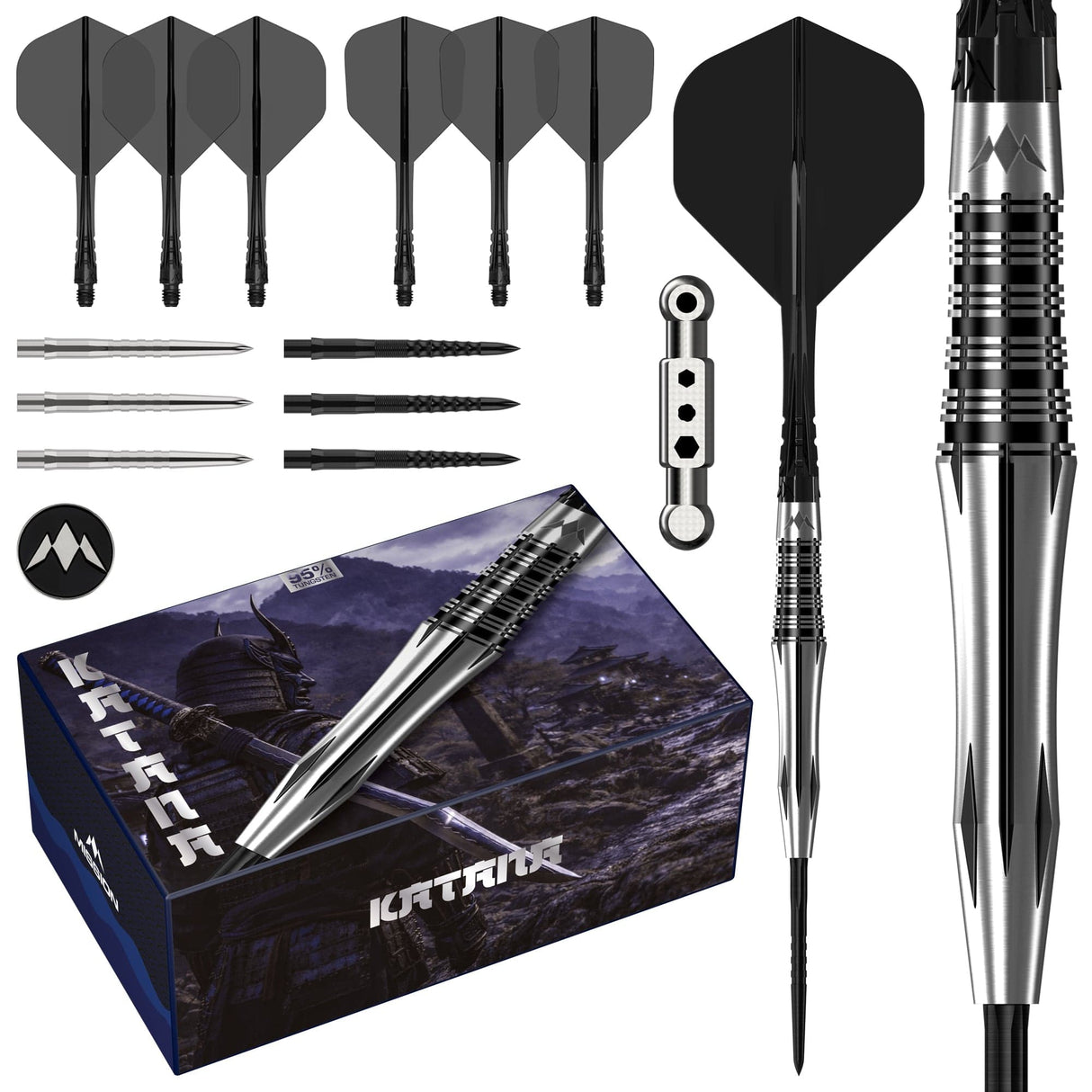 Mission Katana Darts - Steel Tip - 95% Tungsten