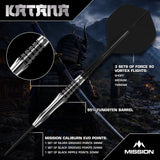 Mission Katana Darts - Steel Tip - 95% Tungsten