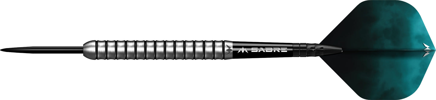 Mission Lewis Gurney Darts - Steel Tip - 95% Tungsten - Silver-Black Rings