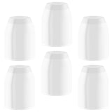 L-Style - Standard Champagne Rings - Pack 6 White