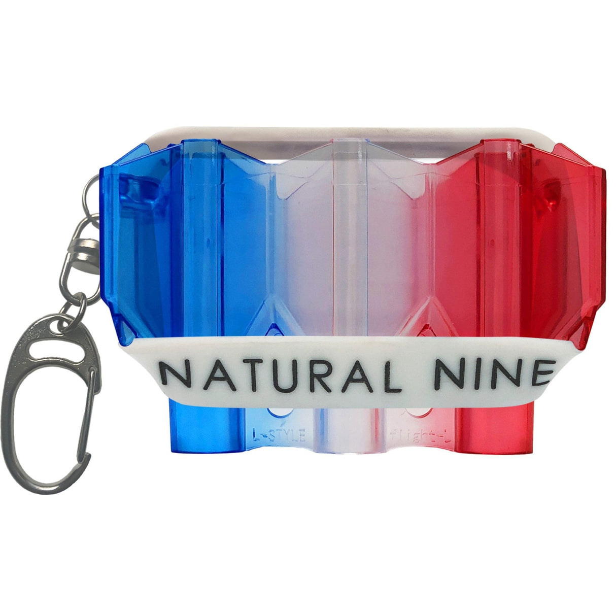 *L-Style - Natural 9 - KrystaL Flight Case - Tri Colour Red