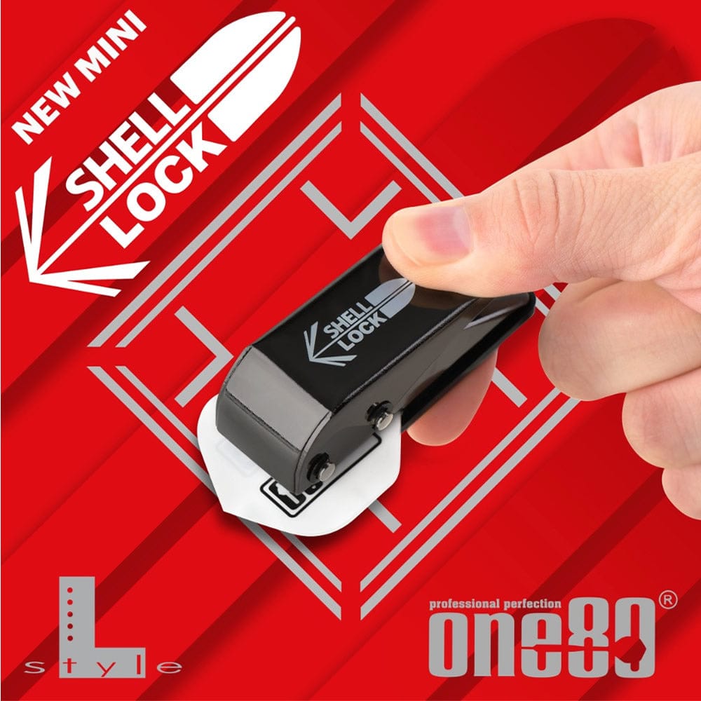 L-Style One80 Shell Lock Flight Punch Mini - Pocket Size - Black