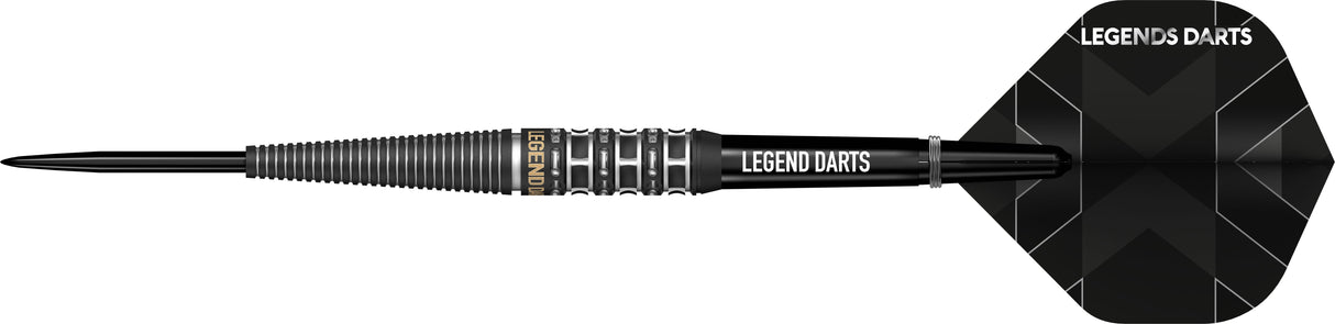 Legend Darts - Steel Tip - Revolution Series - B20 - Black -Tapered Ring & Milled Cut