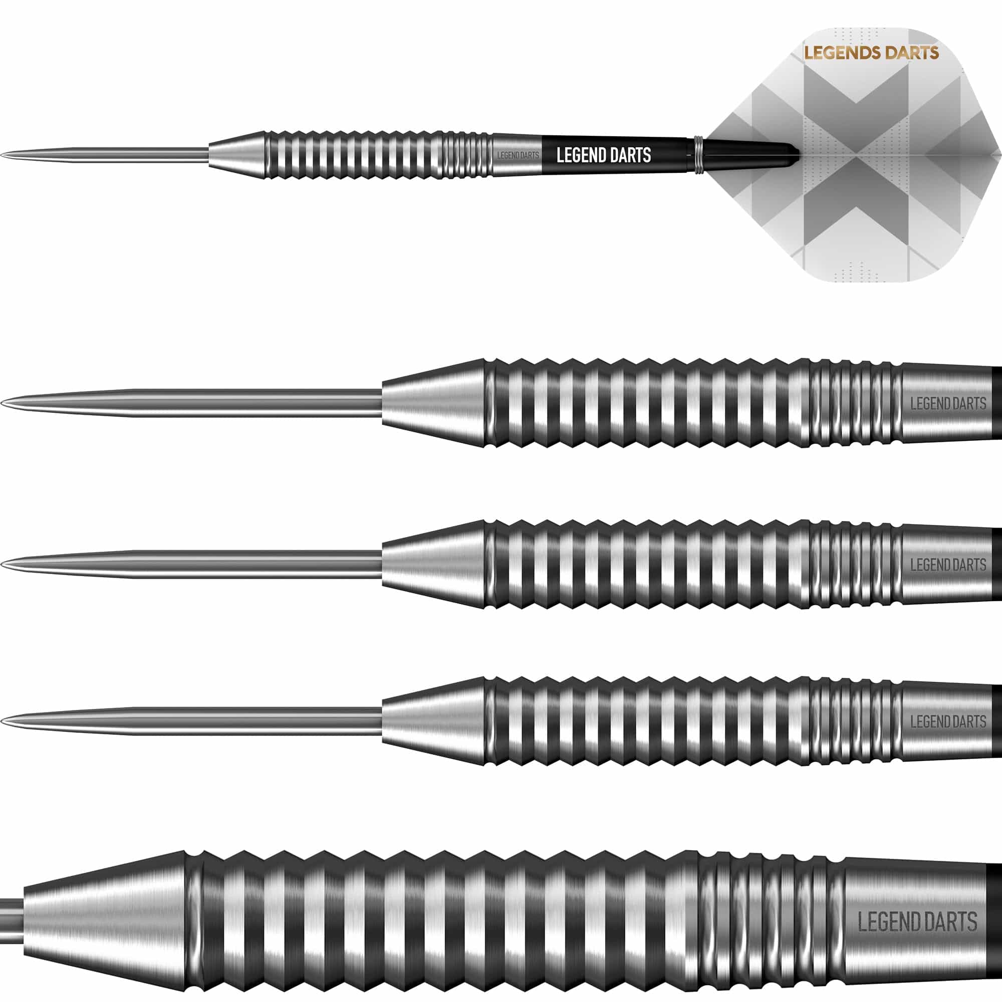 Legend Darts - Steel Tip - 90% Tungsten - Pro Series - V21 - Square Cu