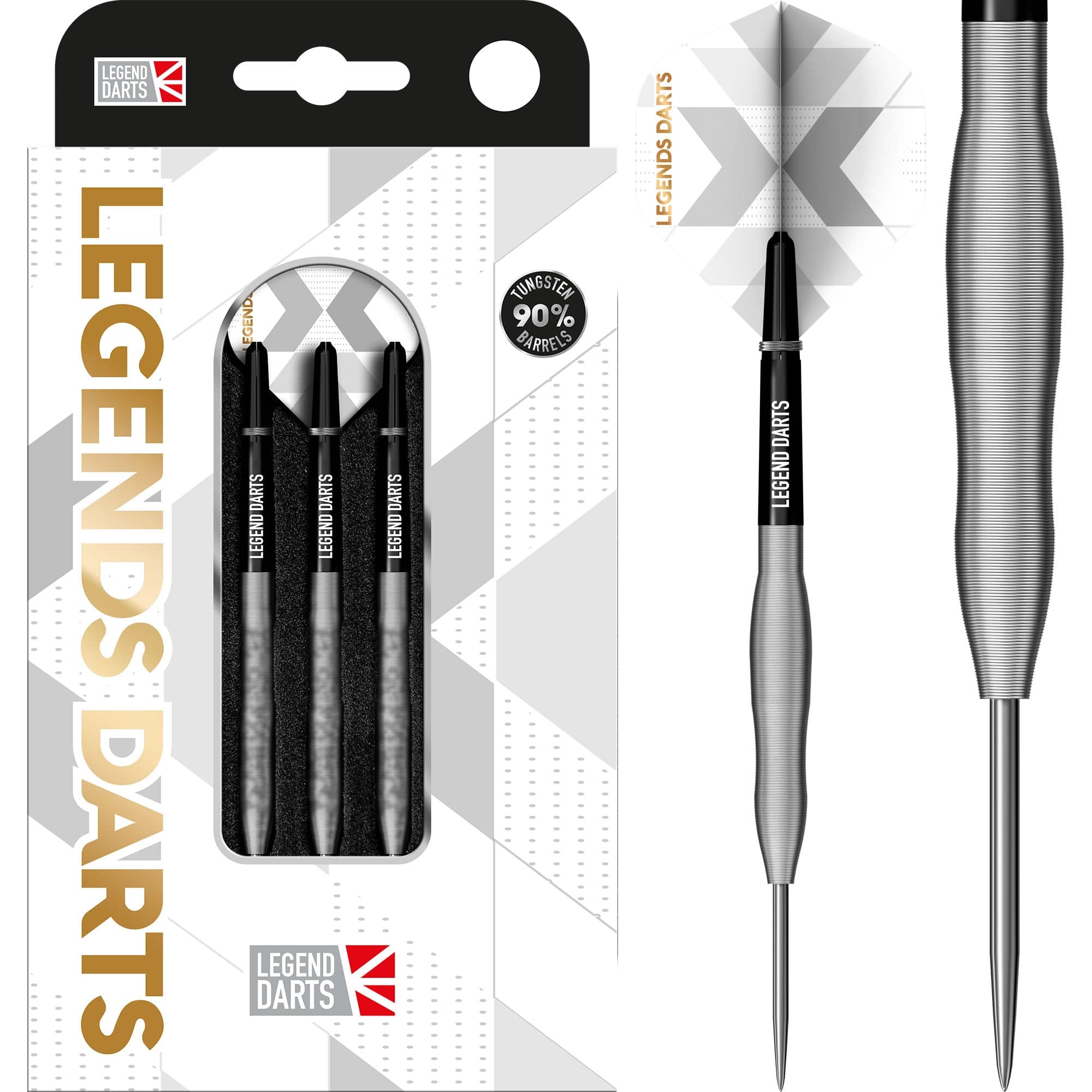 Legend Darts - Steel Tip - 90% Tungsten - Pro Series - V32 - Full Mic