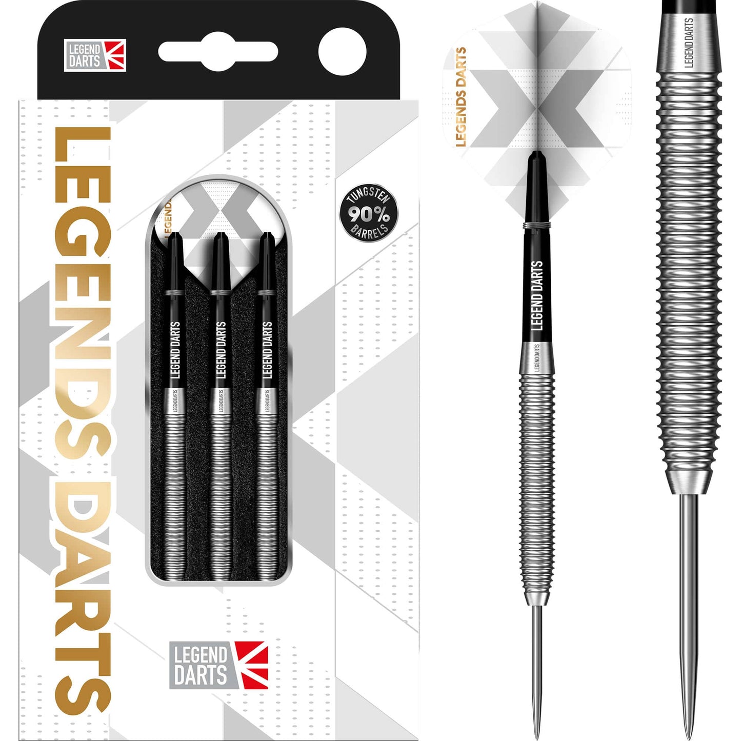 *Legend Darts - Steel Tip - 90% Tungsten - Pro Series - V6 - Multi Ringed