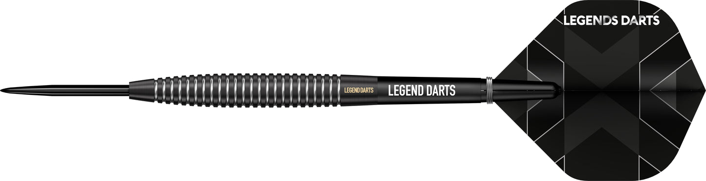 Legend Darts - Steel Tip - Evolution Series - B08 - Black - Torpedo Ring