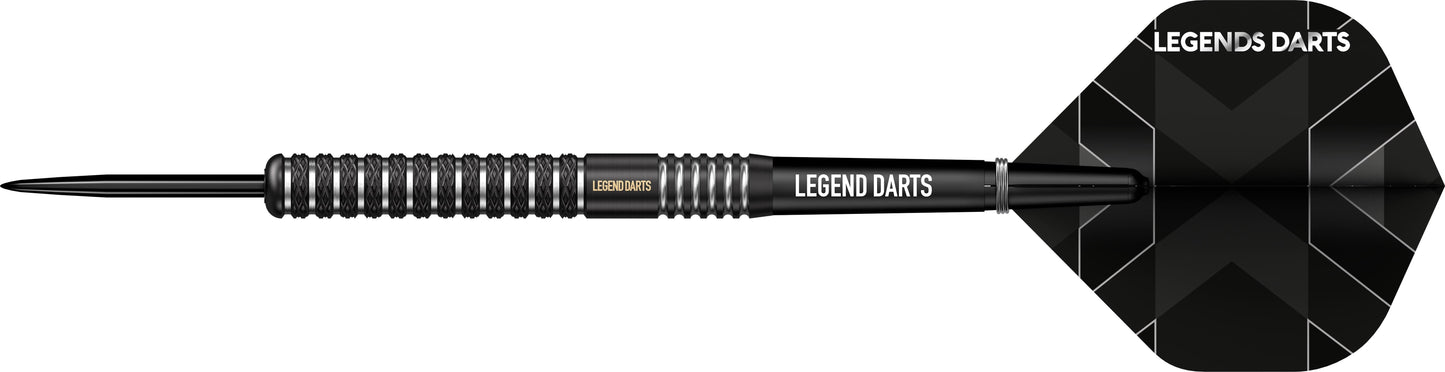 Legend Darts - Steel Tip - Evolution Series - B10 - Black - Front Knurl