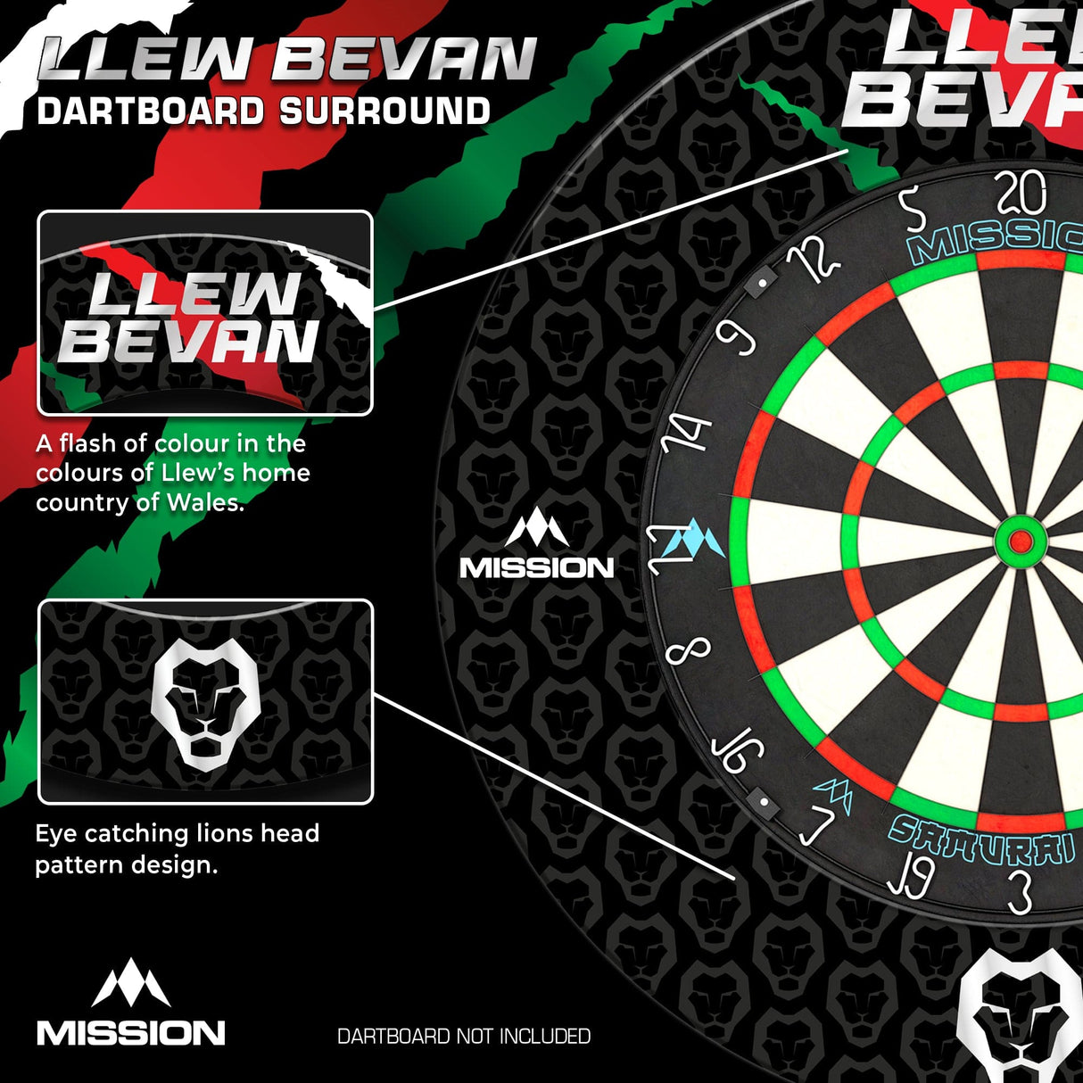 Mission Darts Players- Surround - Llew Bevan