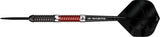 Mission Llew Bevan Darts - Steel Tip - 90% Tungsten - Black & Red Electro