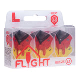 L-Style EZ L-Flights - Integrated Champagne Ring - L1EZ - V Series Type D - Germany - Black