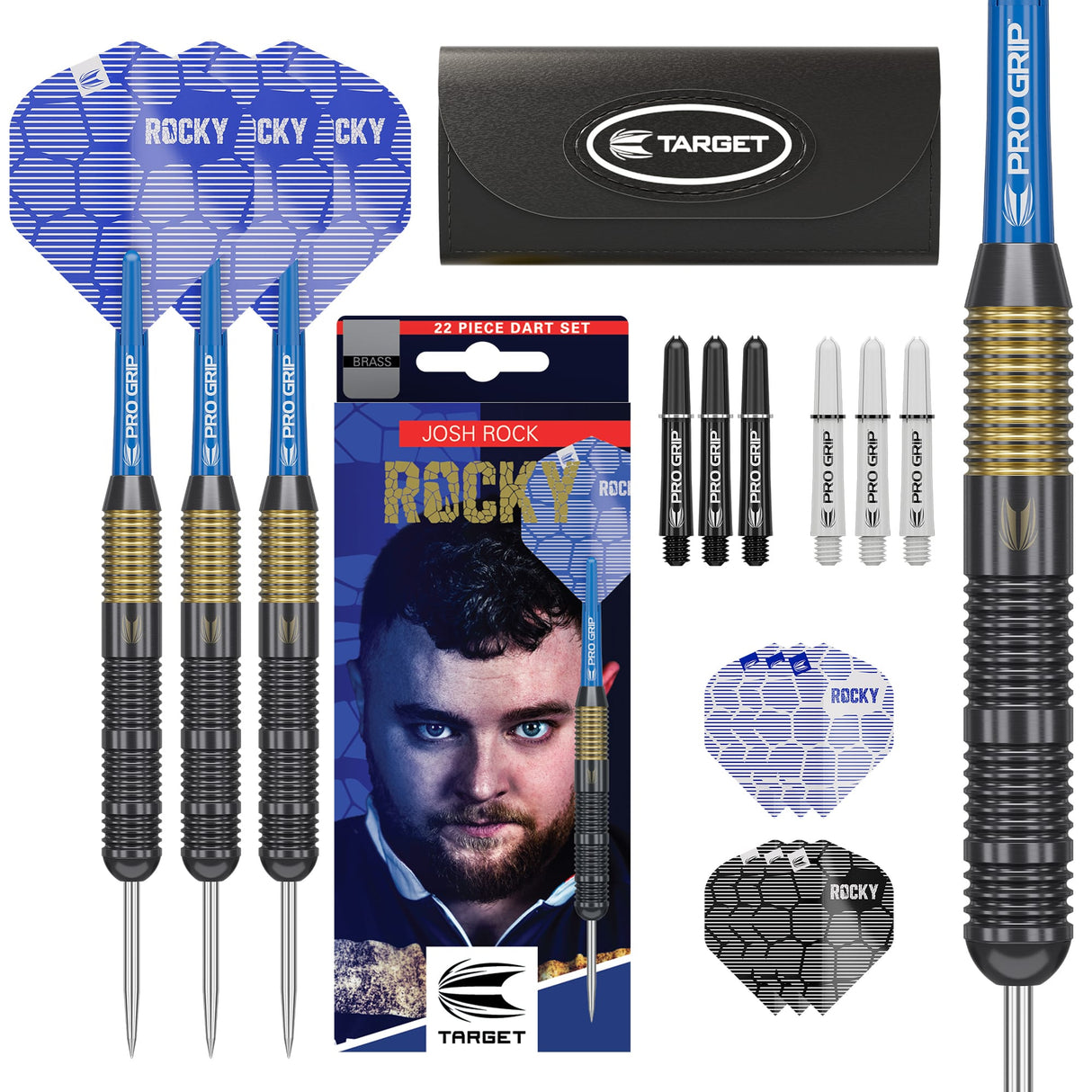 Target Josh Rock Darts - Steel Tip - Brass 22g
