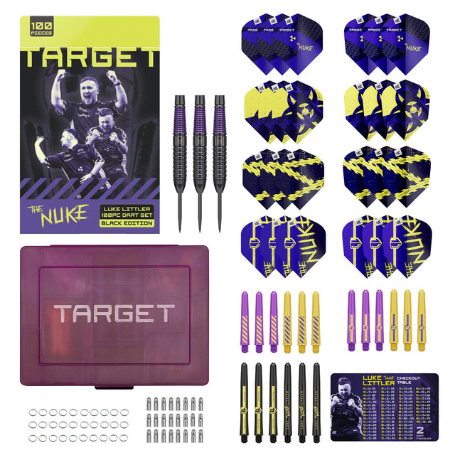 Target Luke Littler Darts - 100 piece Accessory Kit