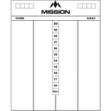 Mission Marker Boards - Drywipe Scoreboard - Whiteboard - Cricket