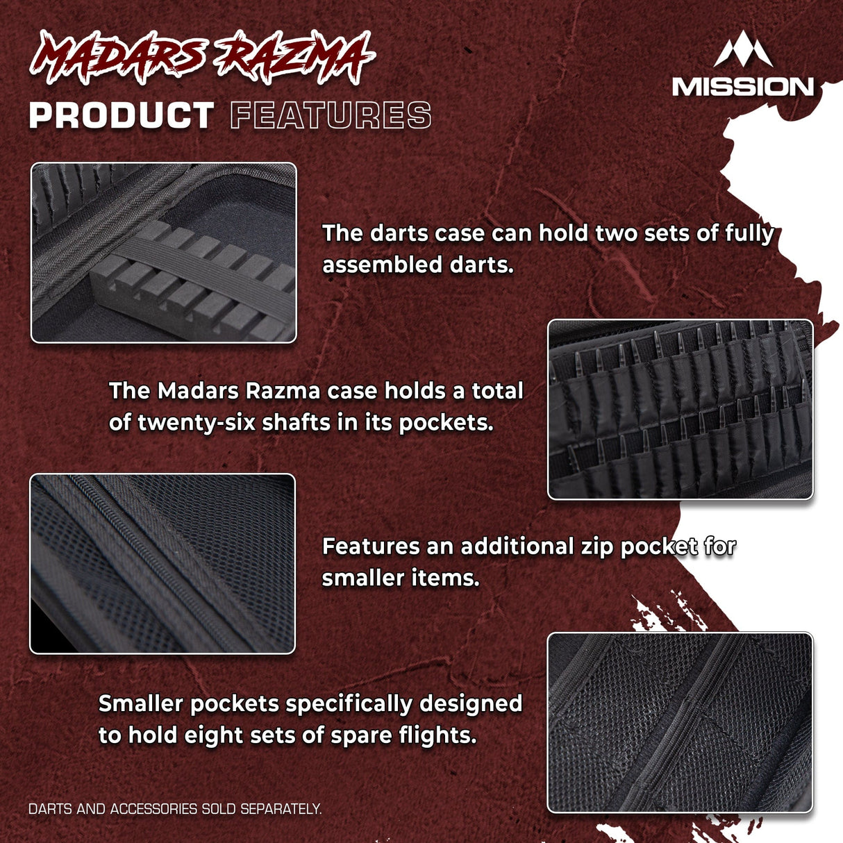 Mission Darts Players- EVA Dart Case - Madars Razma