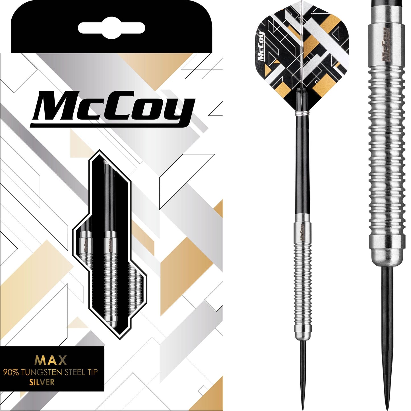 McCoy MAX - 90% Steel Tip Tungsten - Silver 22g