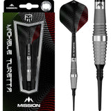 Mission Michele Turetta Darts - Soft Tip - 95% Tungsten - Sandblasted