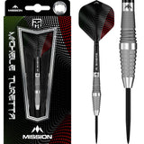 Mission Michele Turetta Darts - Steel Tip - 95% Tungsten - Sandblasted