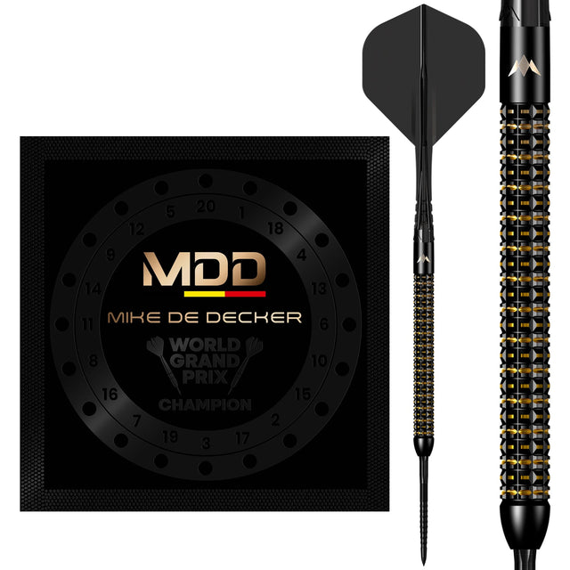 Mission Mike De Decker Darts - Steel Tip - 95% Tungsten - Limited Edition - World Grand Prix - 24g