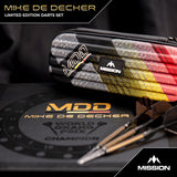 Mission Mike De Decker Darts - Steel Tip - 95% Tungsten - Limited Edition - World Grand Prix - 24g