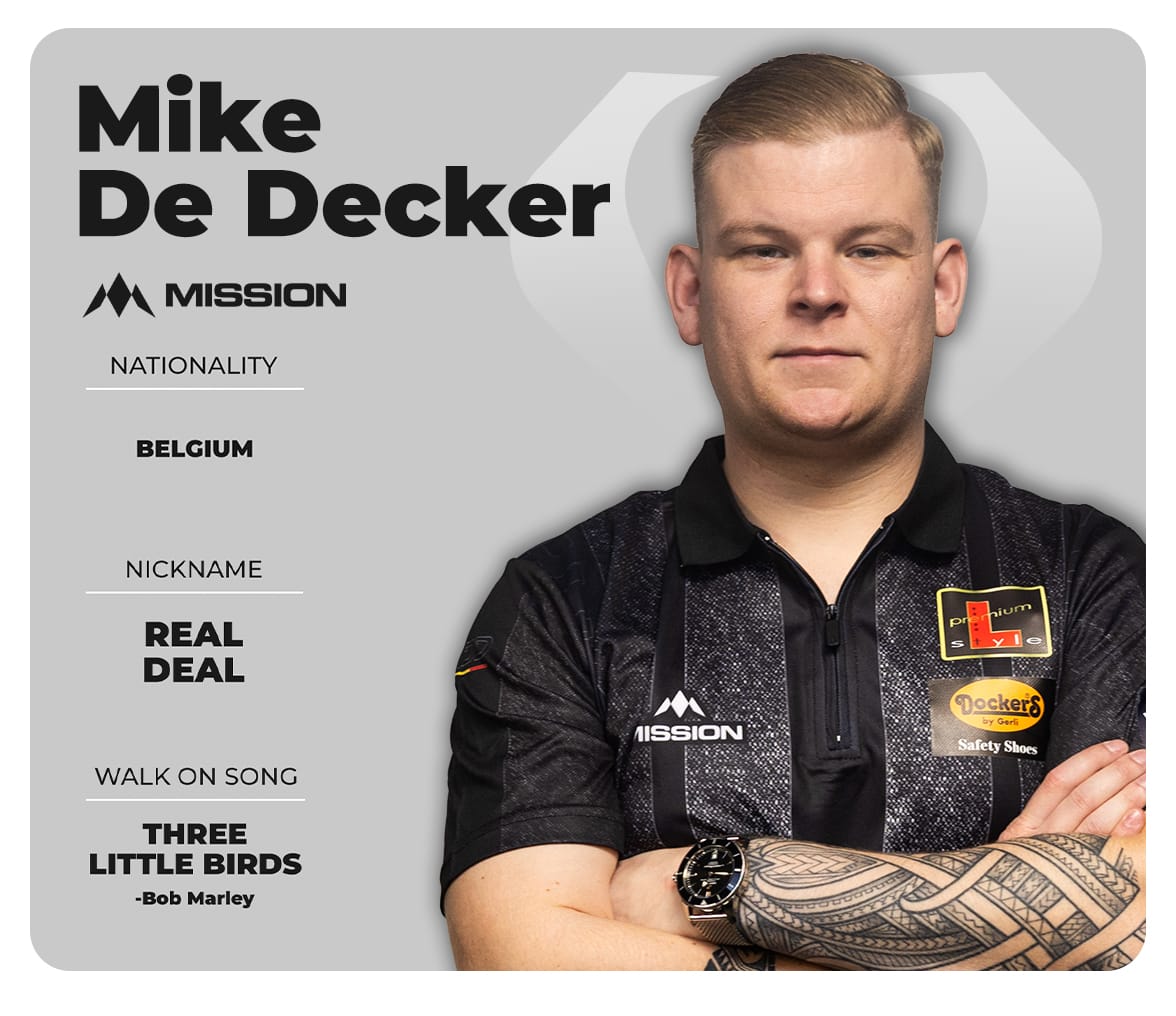 Mike De Decker | Mike De Decker Darts | Darts Corner