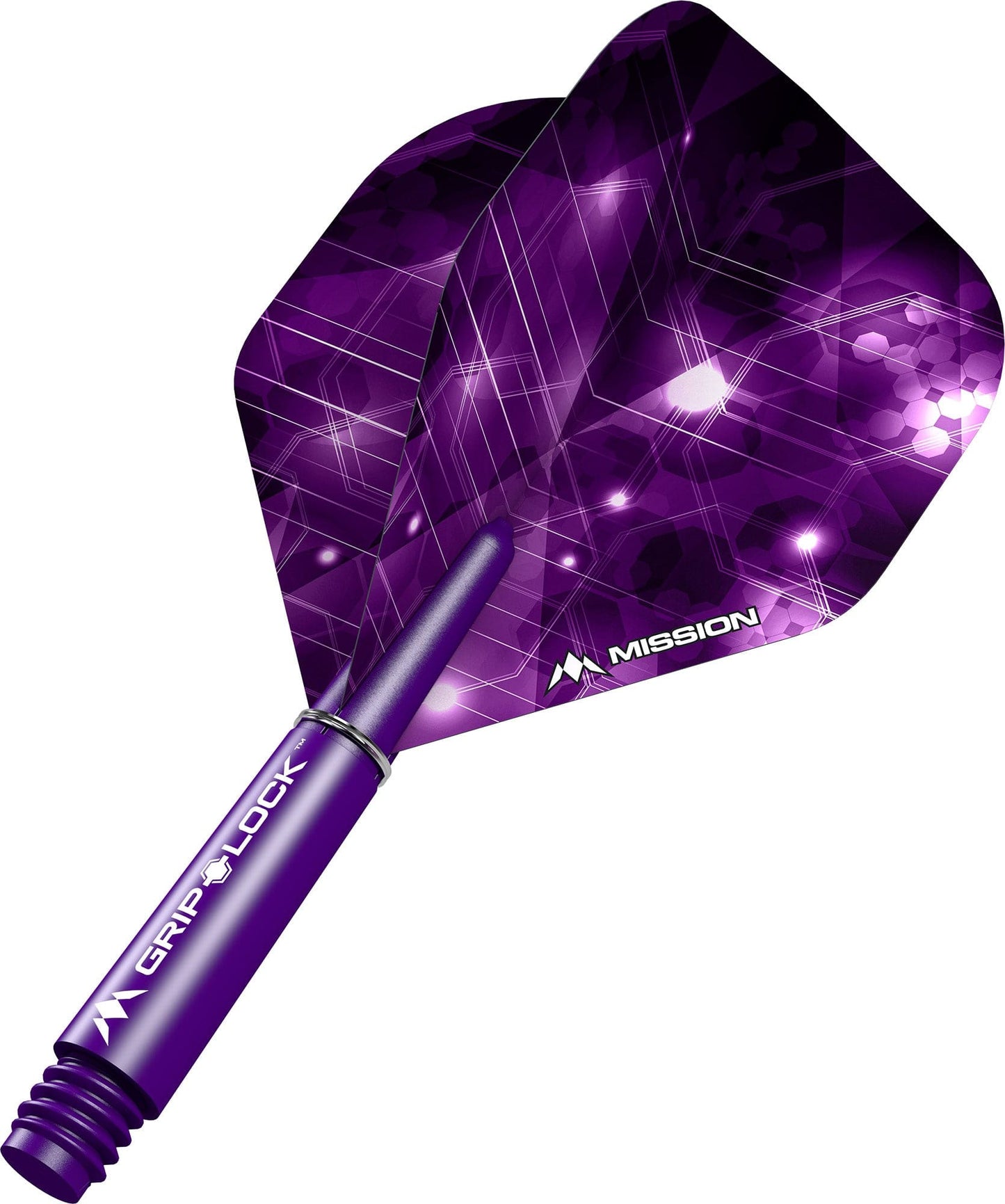 Mission Astral Dart Flights Combo With Griplock Shafts Purple / Short