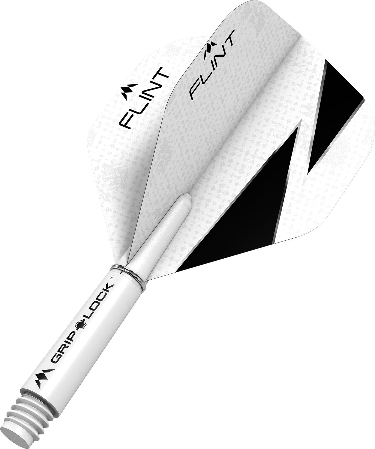 Mission Flint X Dart Flights Combo With Griplock Shafts White / Short