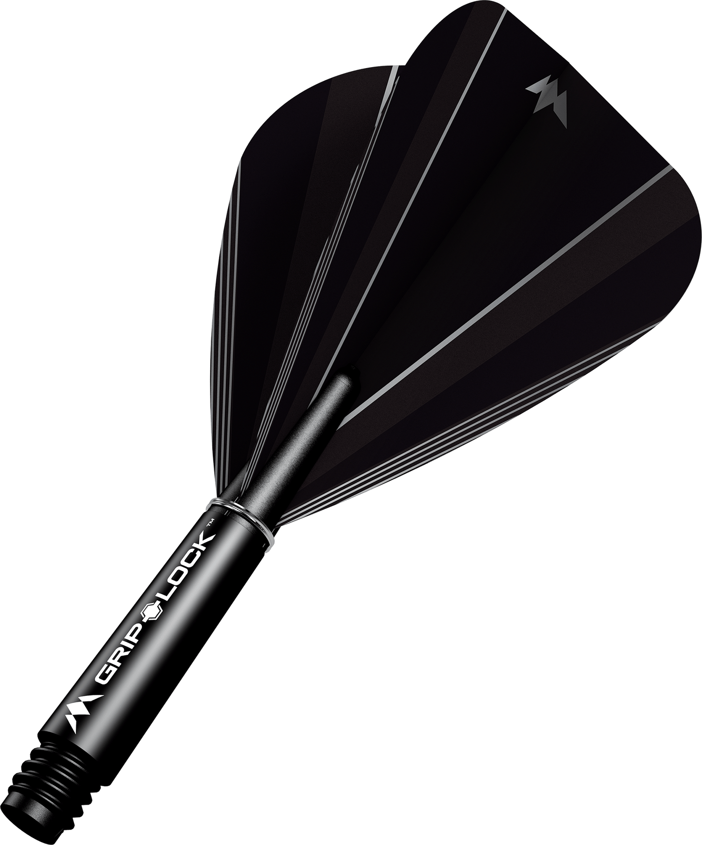 Mission Shade Kite Dart Flights Combo With Griplock Shafts Black / Short