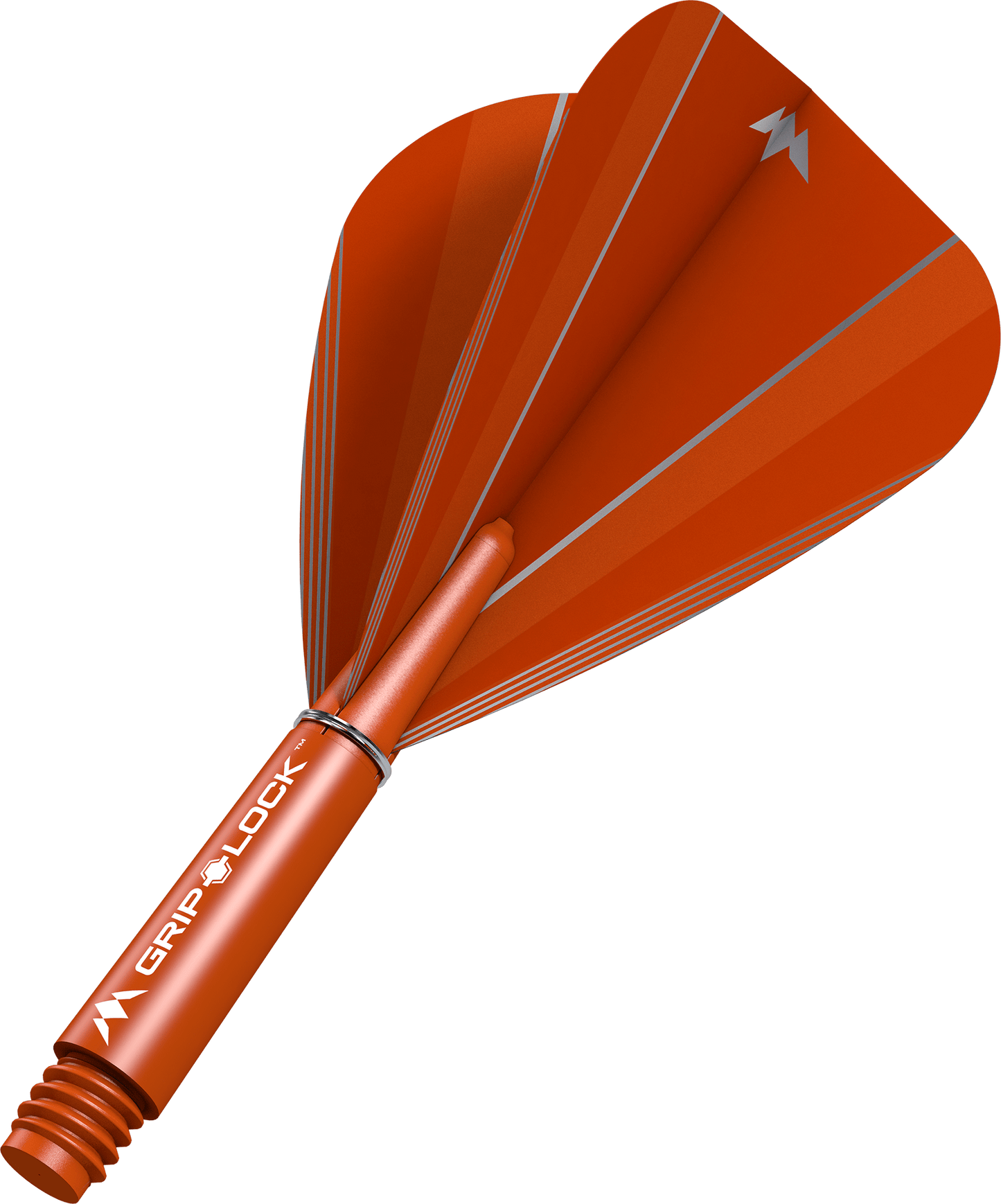 Mission Shade Kite Dart Flights Combo With Griplock Shafts Orange / Short