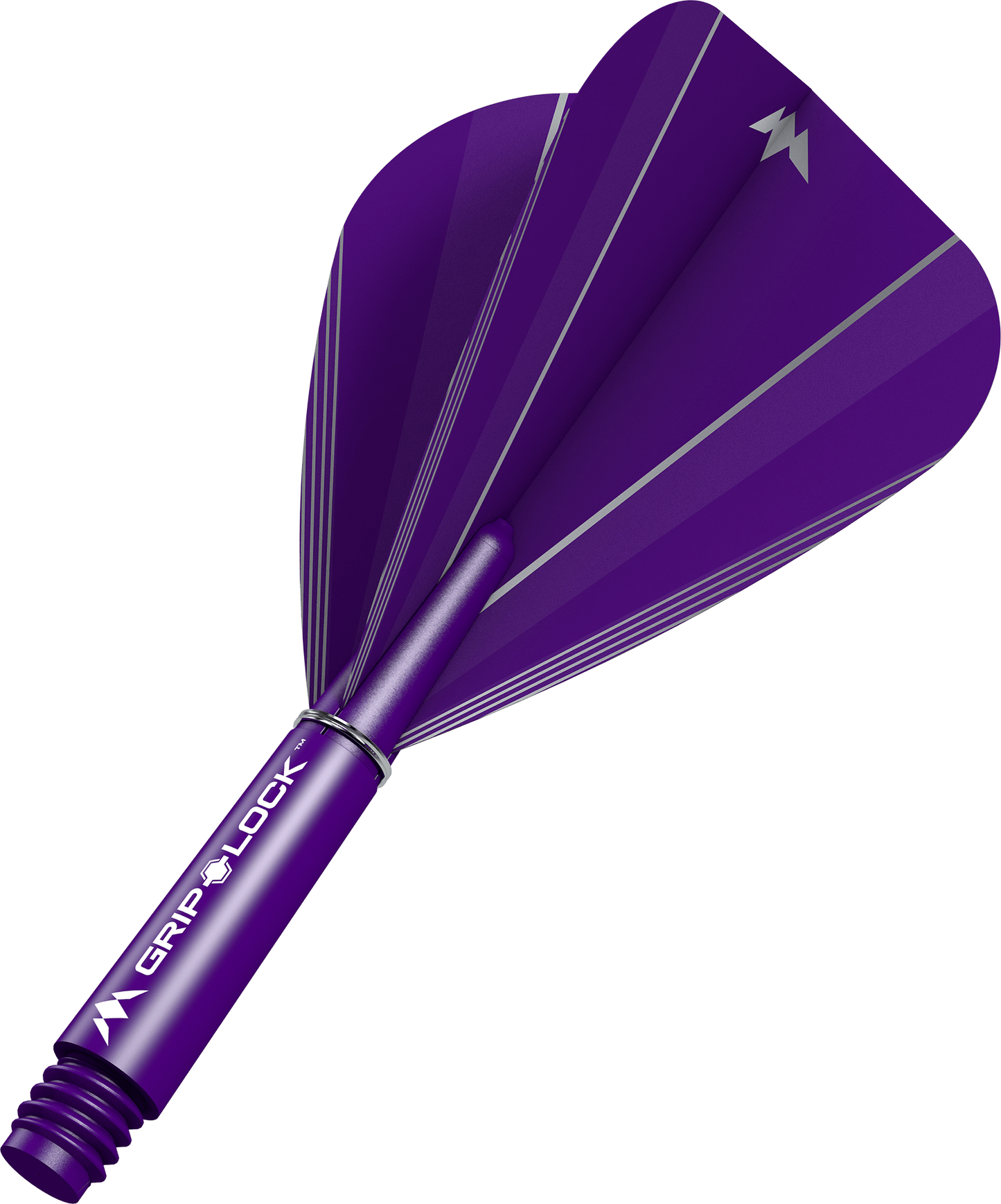 Mission Shade Kite Dart Flights Combo With Griplock Shafts Purple / Short