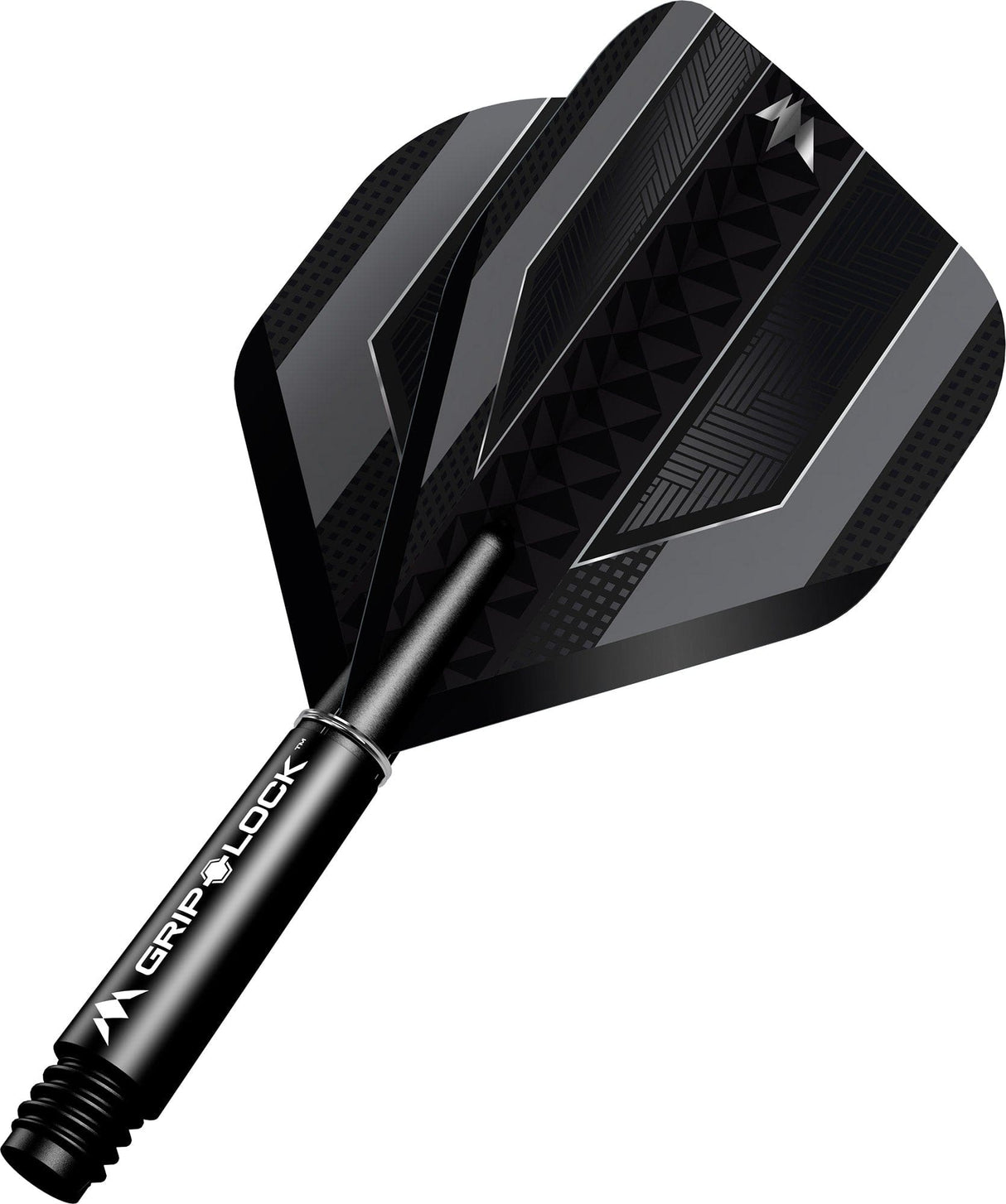 Mission Temple Dart Flights Combo With Griplock Shafts Black / Short