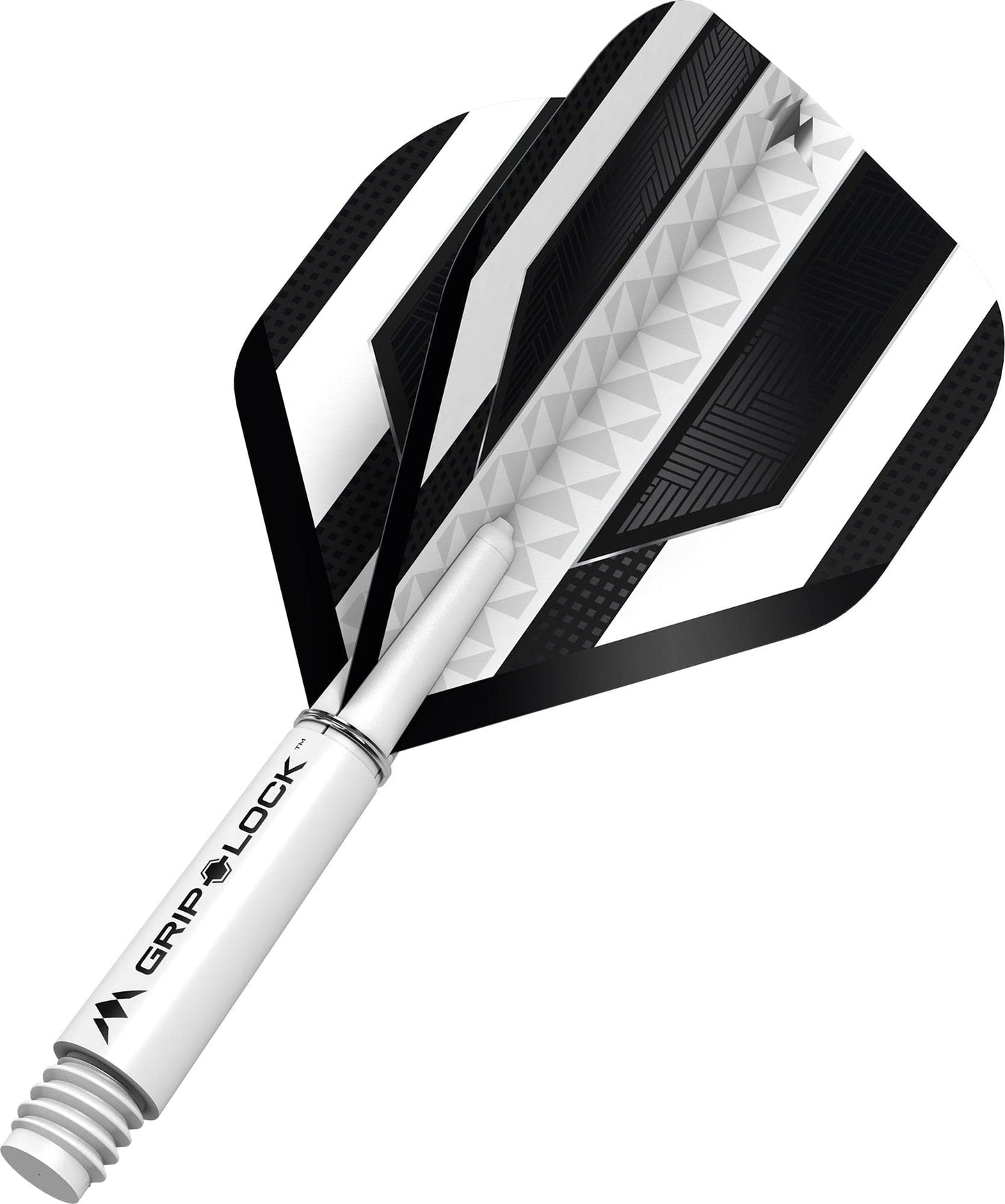 Mission Temple Dart Flights Combo With Griplock Shafts White / Short