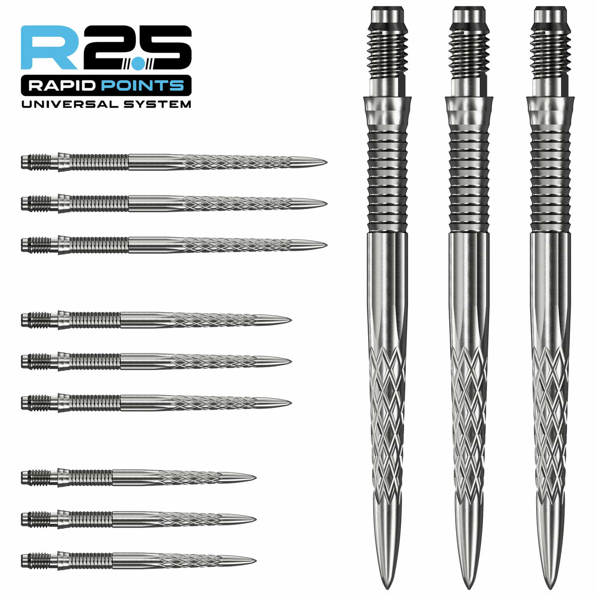 Mission R2.5 Rapid Dart Points - Steel Tip - DSX