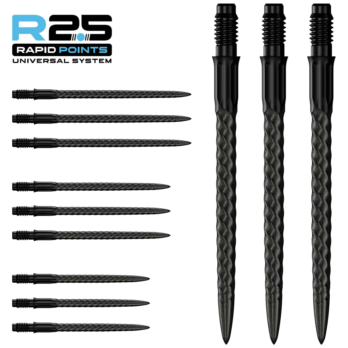 Mission R2.5 Rapid Dart Points - Steel Tip - RVX