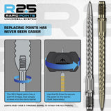 Mission R2.5 Rapid Dart Points - Steel Tip - RVX