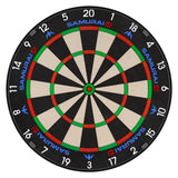 Mission Samurai 4 Dartboard - Professional - Knife Wire - Black Spider