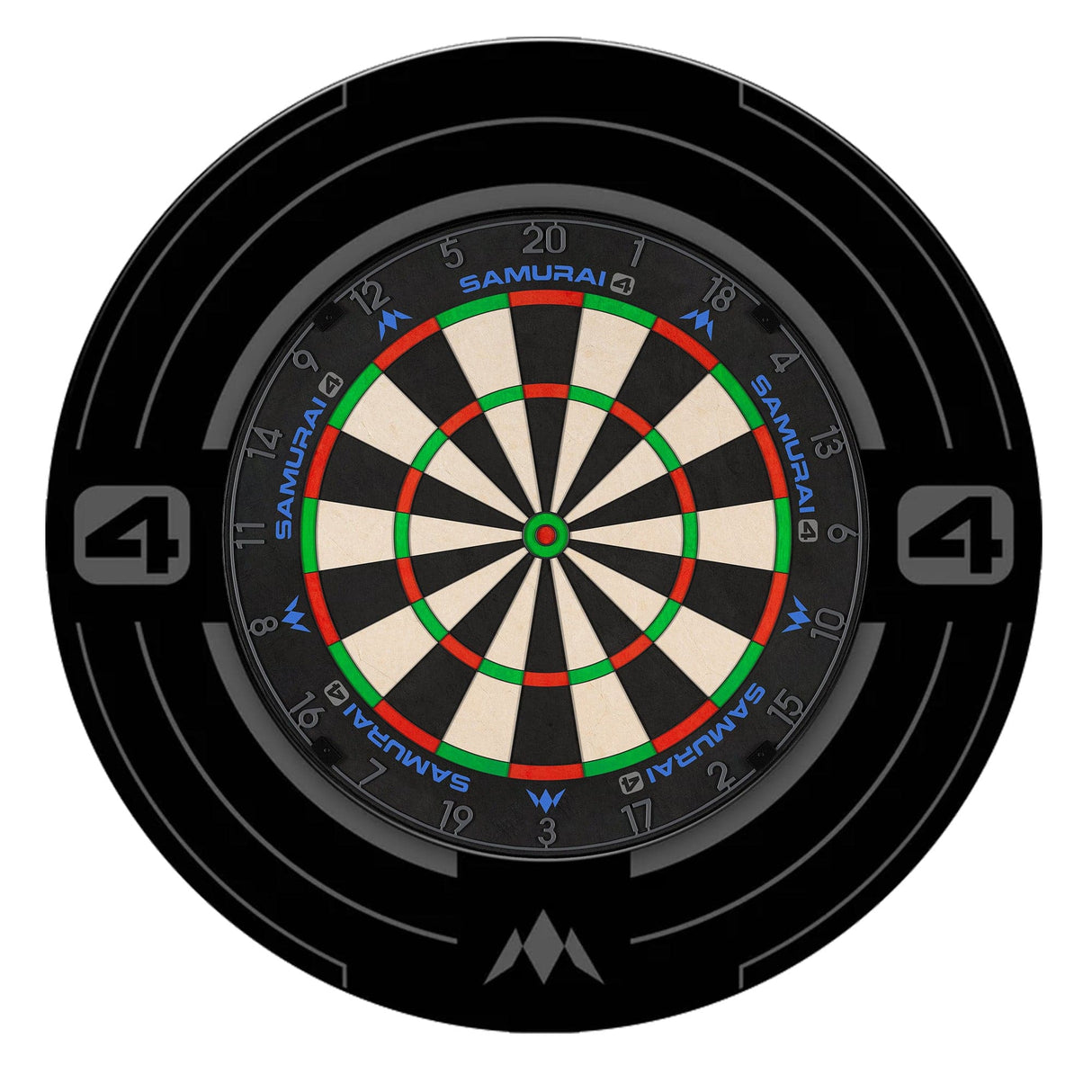 Mission Samurai 4 Dartboard Set - Dart Board & Surround Samurai 4 Graphite / Samurai 4 Graphite