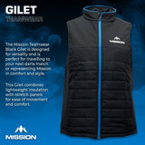 Mission Teamwear - Gilet - Black - Adult
